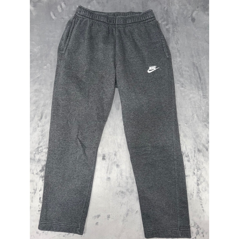 Nike Mens Sportswear Fleece Joggers Charcoal Grey Sweatpants Small